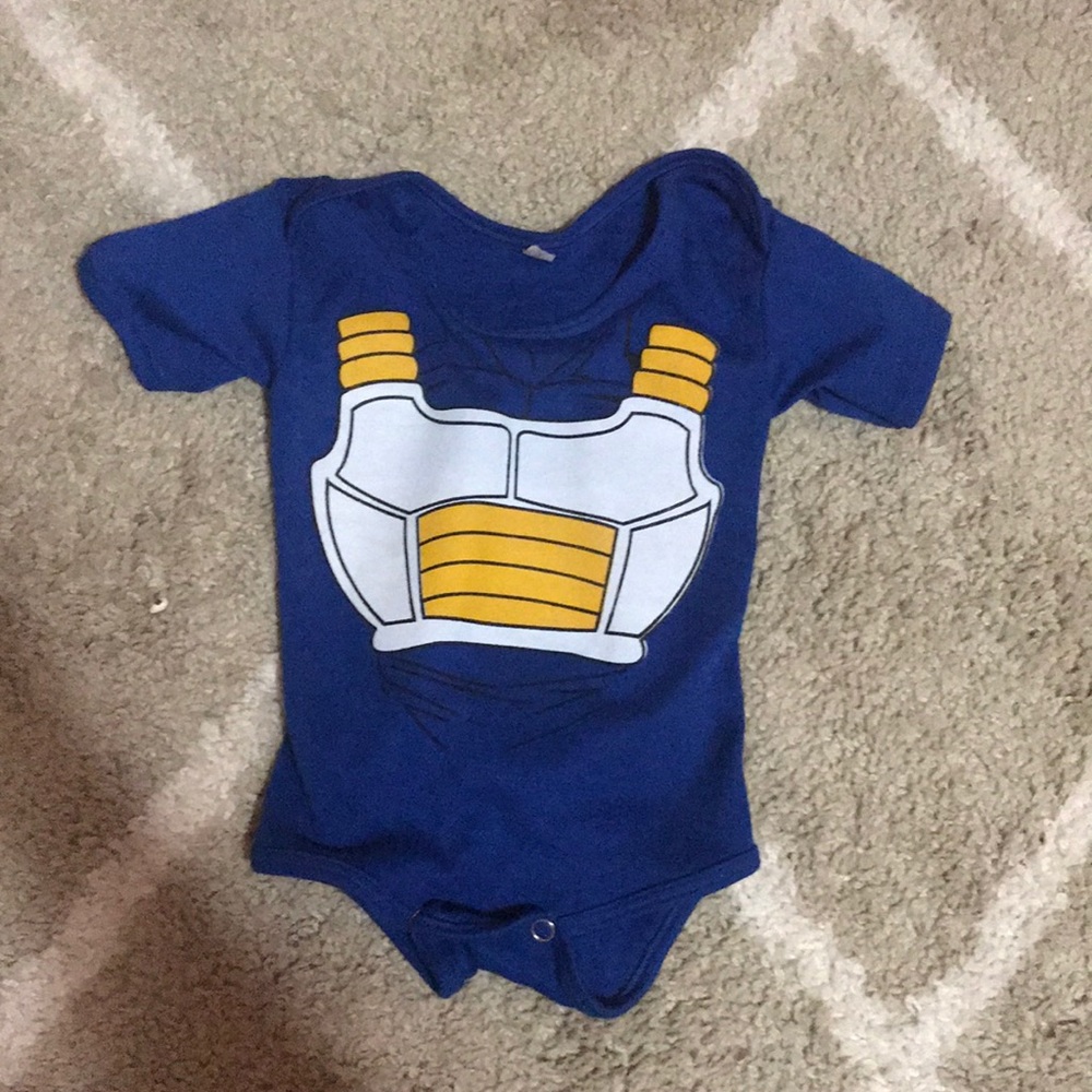 Newborn to 1 month baby onesie Dragon ball z